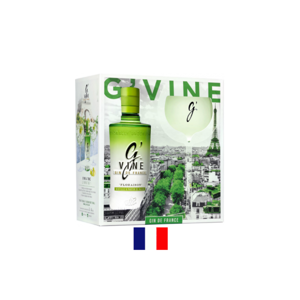 Coffret G'Vine Floraison + 1 verre - Gin