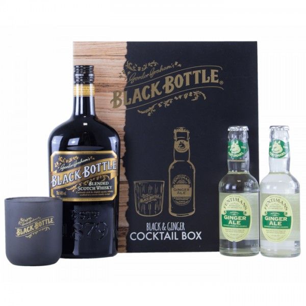 Coffret Black Bottle Black & Ginger Cocktail Box