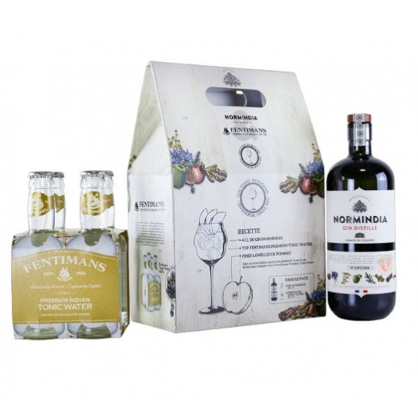 Coffret Gin NORMINDIA  + 4 Fentiman's Tonic Water
