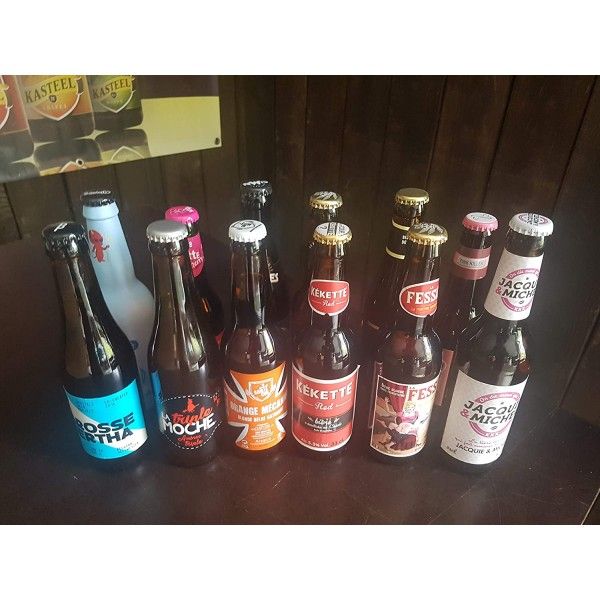 Lot de 12 Bières HUMOUR (Fessée-Kekette-Moche-Jackie & Michel-Démon-Levrette.) …