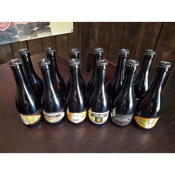 Lot de 12 Bières Cap d'Ona Spéciales et exceptionnelles (cerise-peche-abricot-banuyls-muscat-maury-seigle-marrons-agrumes...)
