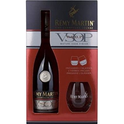 Coffret Remy Martin VSOP + 2 verres - Cognac