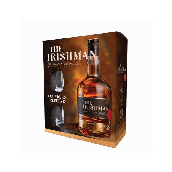 Coffret The Irishman Founder’s Reserve + 2 verres