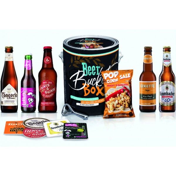 Seau Beer Bucket Box (5 bières + Goodies)