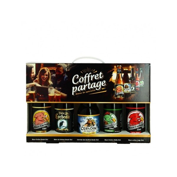 Coffret Partage - 5 bières de spécialité - Coffrets/cadeaux