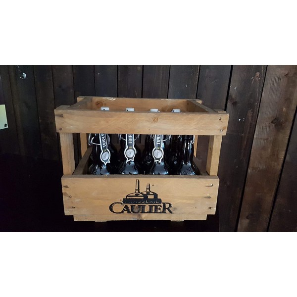 Caisse bois originale avec 12 bières Paix-Dieu 33cl - Bières