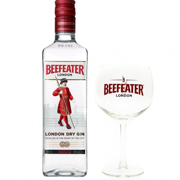 Beefeater London Dry Gin + 1 verre - Gin