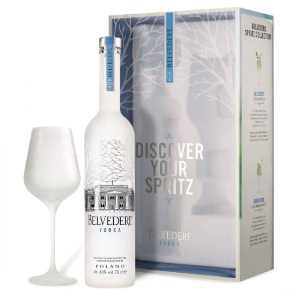 Coffret Vodka Belvedere + 1 verre - Coffrets/cadeaux