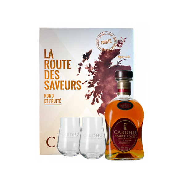 Whisky Cardhu Amber Rock Coffret 2 verres - Coffrets/cadeaux