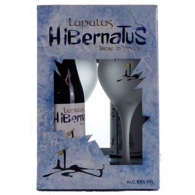 Coffret Lupulus Hibernatus 2x33cl + 1 verre - Coffrets/cadeaux
